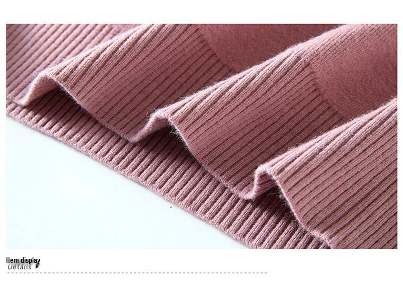 New Chinese Style Warm Fleece-Lined Qipao Collar Sweater for Middle-Aged & Elderly Women