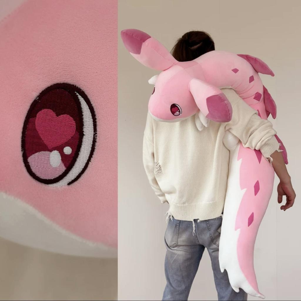 Peluche Palworld Chillet Bluemagic, modello di bambola periferica, da 120-180 cm, modello di bambola gatto, cartone animato, cuscino da lancio, kawaii, gif.