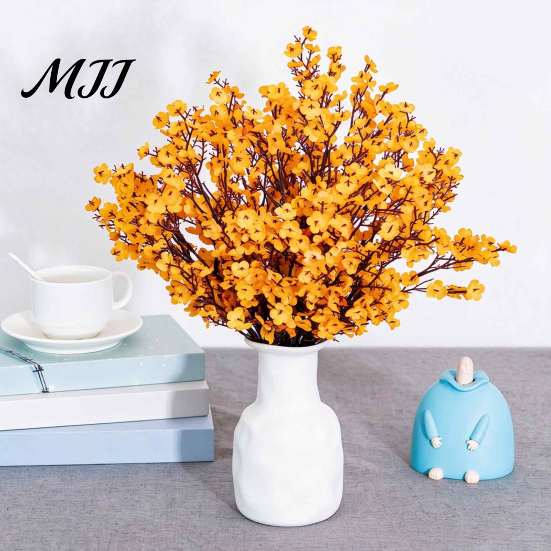 Vivid Atmosphere Room Ornaments 10Pcs Babys Breath Artificial Flowers, Real Touch Fake Silk Flowers Versatile Vase Flower Fillers for Home Indoor