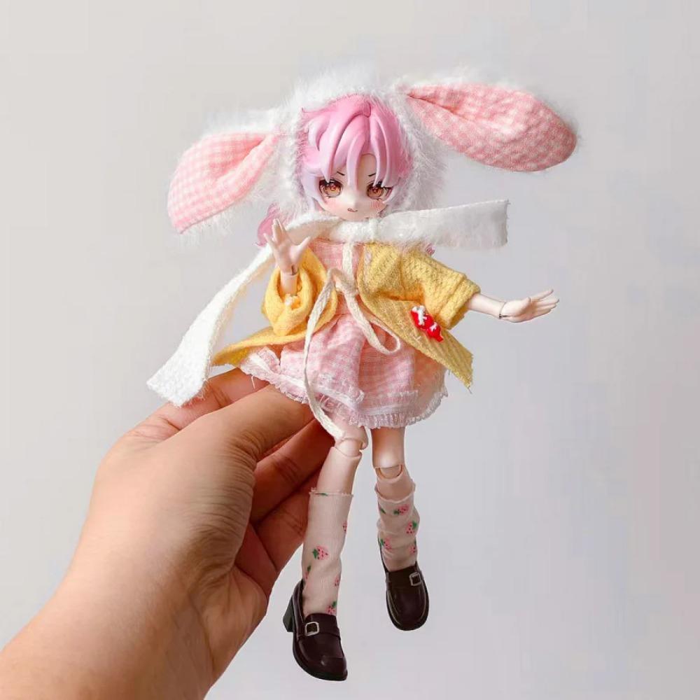 8 Points 12 Points Ob11 Doll Clothes 11-17cm Fit Penny Bonnie Rabbit Asi Body Bjd Doll Outfit Set Decorative Collectibles