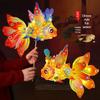 Children's DIY Luminous Dragon Fish Lantern: Ancient Style Mid-Autumn Festival Koi Paper Lantern Kit