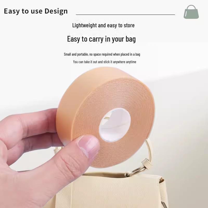 Selvklebende antiskli-hælklistremerker for kvinner: Usynlig antifriksjon, fortykket for komfort