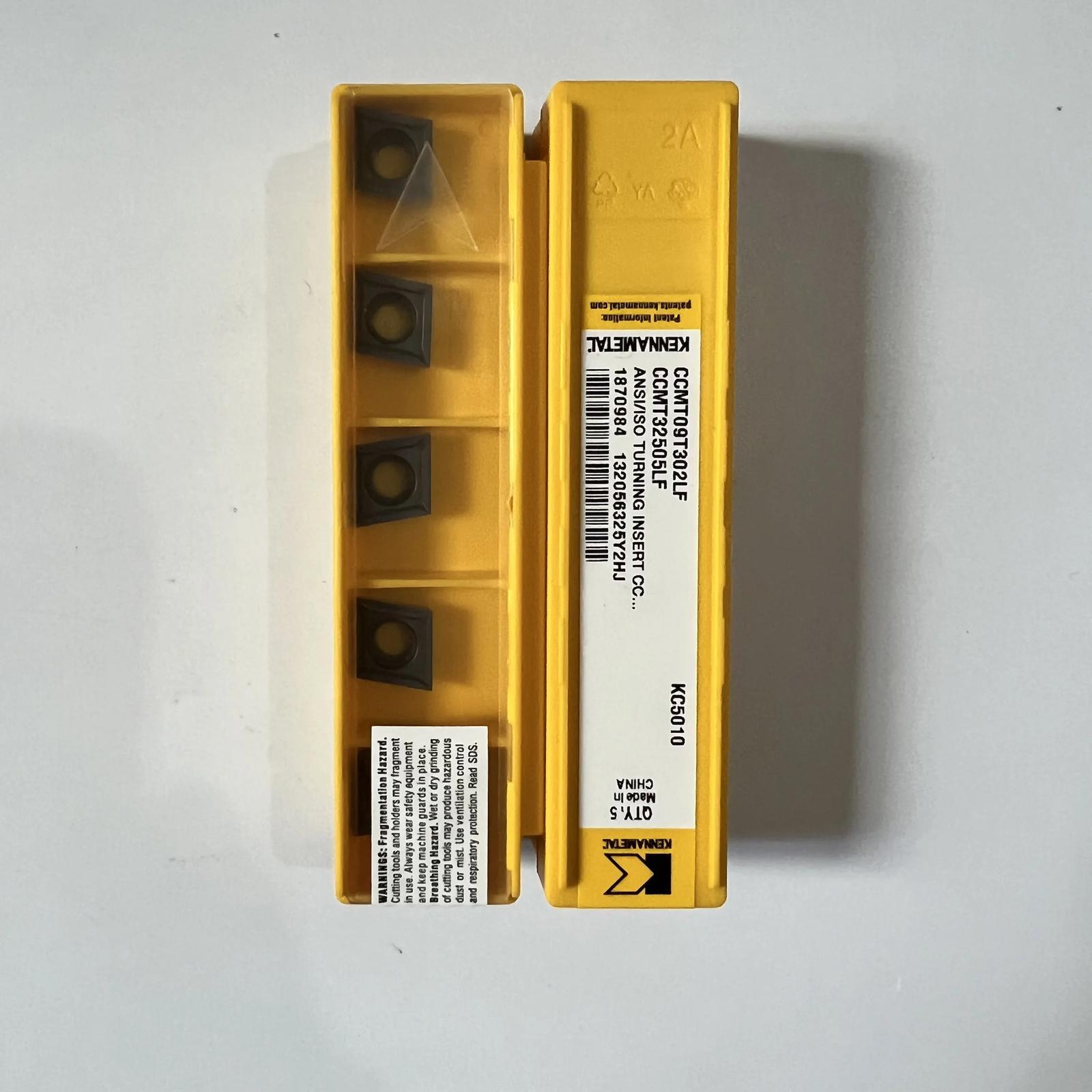 

KENNAMETEL / CCMT09T302LF KC5010 / Original carbide blade 10 Pcs