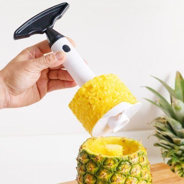 Pineapple Cutter - SHOP-STORY - Ergonomic Peeler - Durable Plastic - Steel Blade - 10.5x22x9 Cm