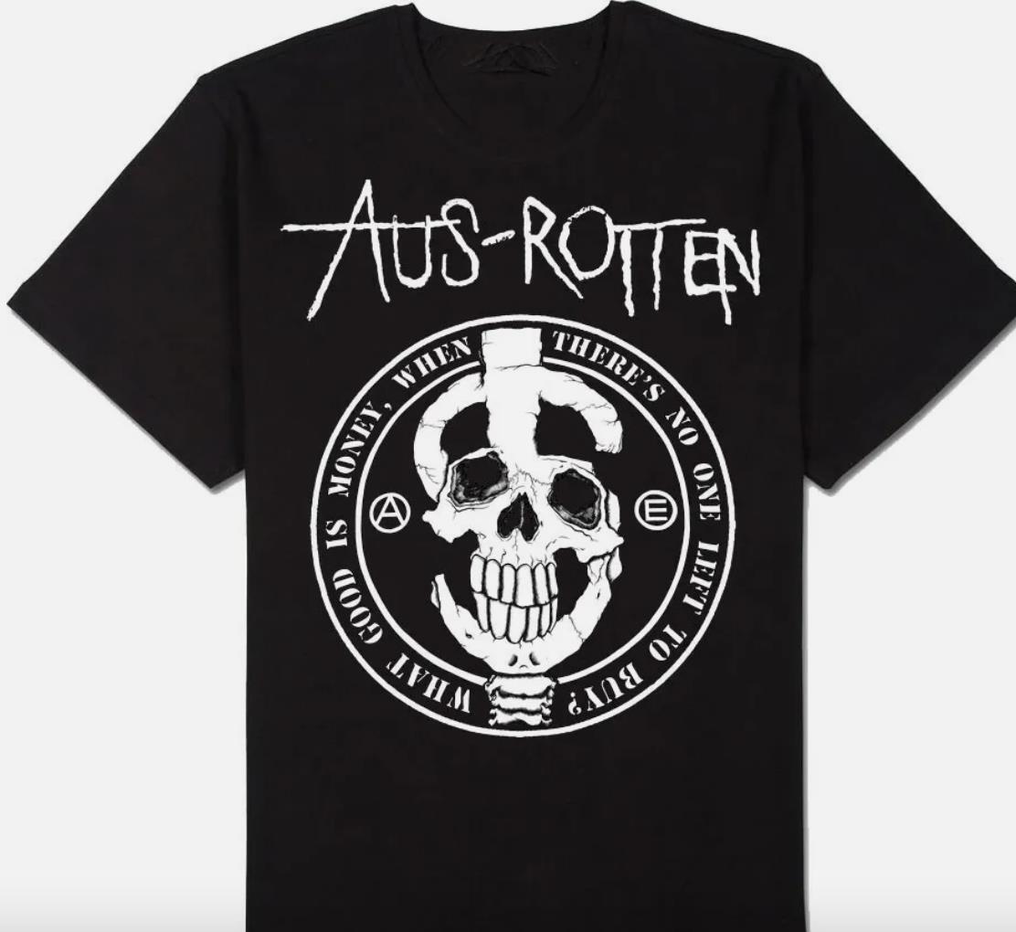 

Aus-Rotten Heavy Cotton Black All Size Unisex Classic Shirt S