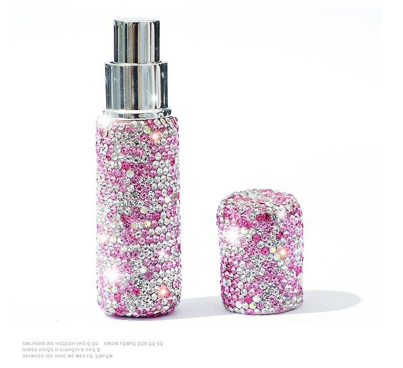 

1PC Spray Bottle Portable Perfume Dispenser Miniature Glass Travel Size 10.5*2.7cm белый