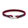 Edelstahl Hummer Federverschluss Doppelfaden Geflochtenes Seil Armband für Männer Frauen Paar Schmuck Geschenke