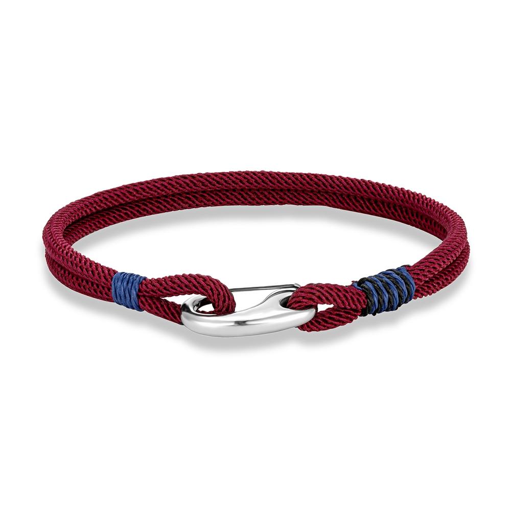 Edelstahl Hummer Federverschluss Doppelfaden Geflochtenes Seil Armband für Männer Frauen Paar Schmuck Geschenke