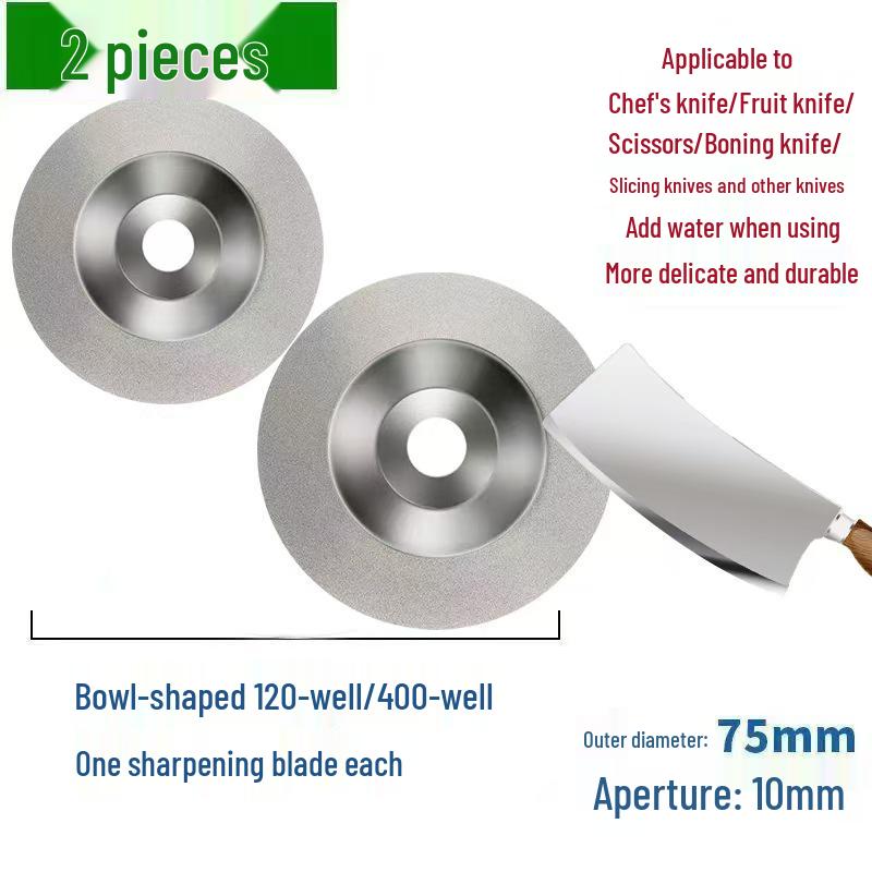 Mini 76mm (3") Angle Grinder Blade: Metal Grinding & Polishing Disc, Cutting Wheel 10mm Arbor.
