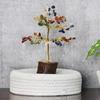 7 Seven Chakra Crystal Tree 100 margele Feng Shui Gemstone Bonsai Bani Arbor pentru obiecte decorative pentru masa de studiu acasă