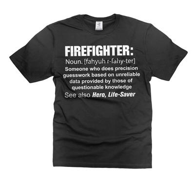 Herren Feuerwehr T-Shirt Feuerwehr Definition Shirt Feuerwehr Held Shirt