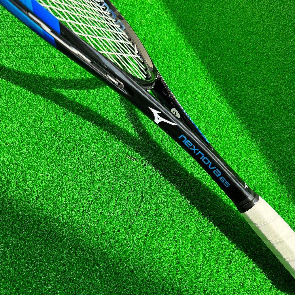 MIZUNO Nexnova 65 Tennis Racket Sports Junior Total Length 00G Size Tennis/Soft Model, 650mm, 63JTN476, Black/Blue,