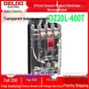 DELIXI DZ20L-400T Transparent 4P Residual Current Circuit Breaker, 400A/350A/315A Plastic Case.