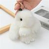 Rabbit Fur Keychain Fluffy Soft Bag Pendant