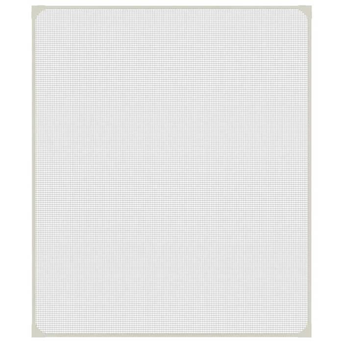 Maison Exclusive - White Magnetic Window Mosquito Net 100x120 Cm
