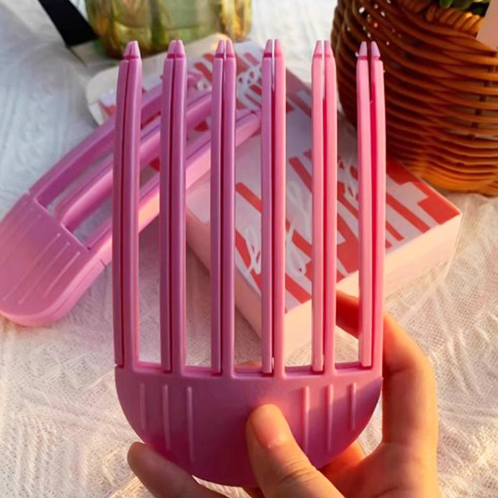 Fluffy Hair Roots Clips Comb Plastic Wind Sculpting Combs Natural Volume Curl 3 Teeth 6 Teeth High Skull Top Artifacts Wind Comb