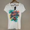 NWT Harley Davidson Graffiti Print Graphic Tshirt Womens S Daytona Motorcycles