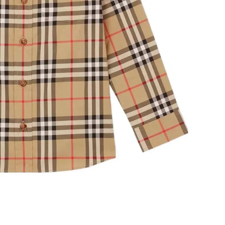 Burberry Shirt Kids' Apparel FW22 Yellow 80596371 Kids' (Unisex) Casual Shirts 80596371