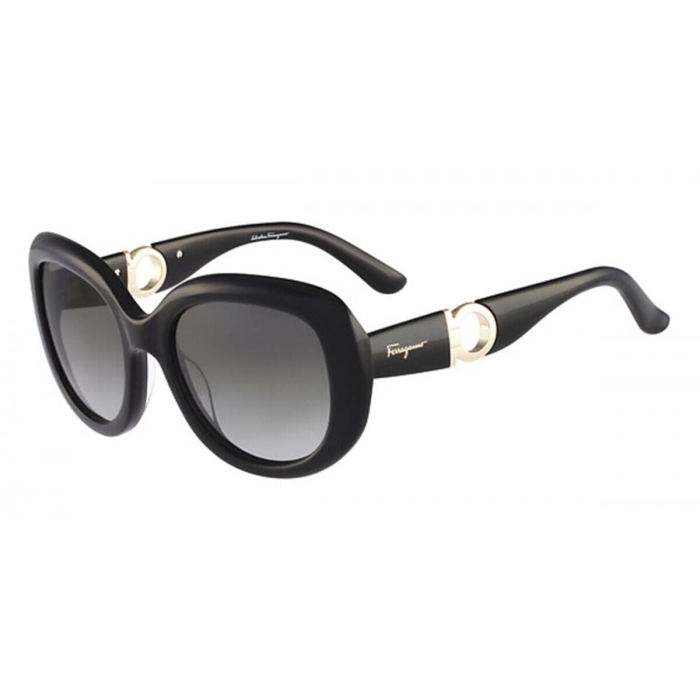 

Salvatore Ferragamo Женские модные черные солнцезащитные очки Ferragamo SF727S-001