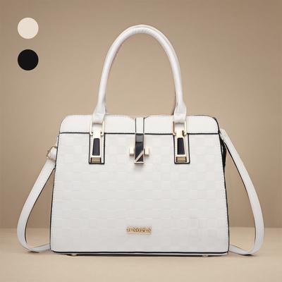 Fashion Women's Handbag New Large-capacity Plaid Pattern Commuter Styling Fashion Platinum Bag Diagonal Span Shoulder