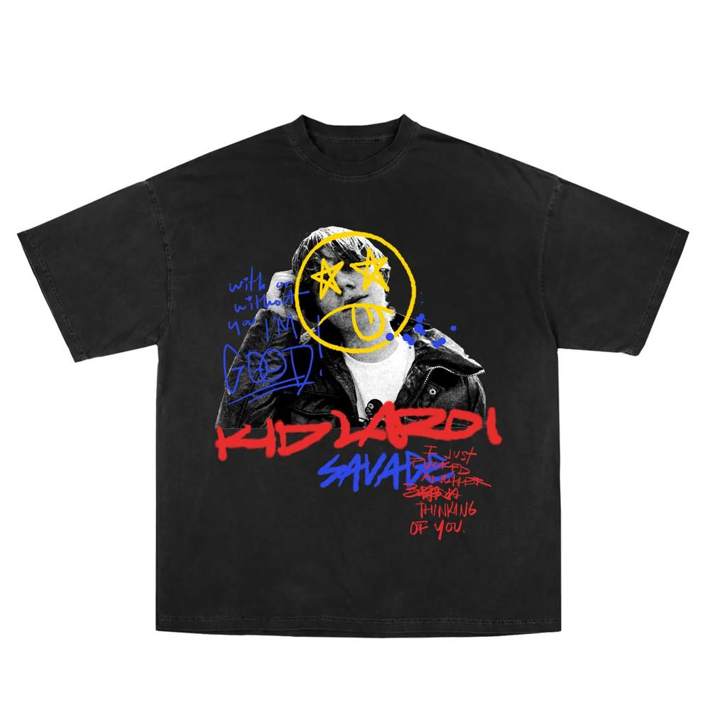 VIntage Style The Kid Laroi Short Sleeve Shirt Unisex Concert S-5XL LO550 Unisex T-Shirt XL