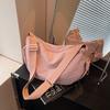 Casual Bag Women's Autumn and Winter New Popular Shoulder Bag Large Capacity Class Commuter Crossbody Dumpling Bag
