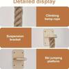 Indoor Cat Wall-Mounted Scratching Post with Rope, Sisal Scratching Post and Cat Hammock –Exclusive Play Accessories for Kitten