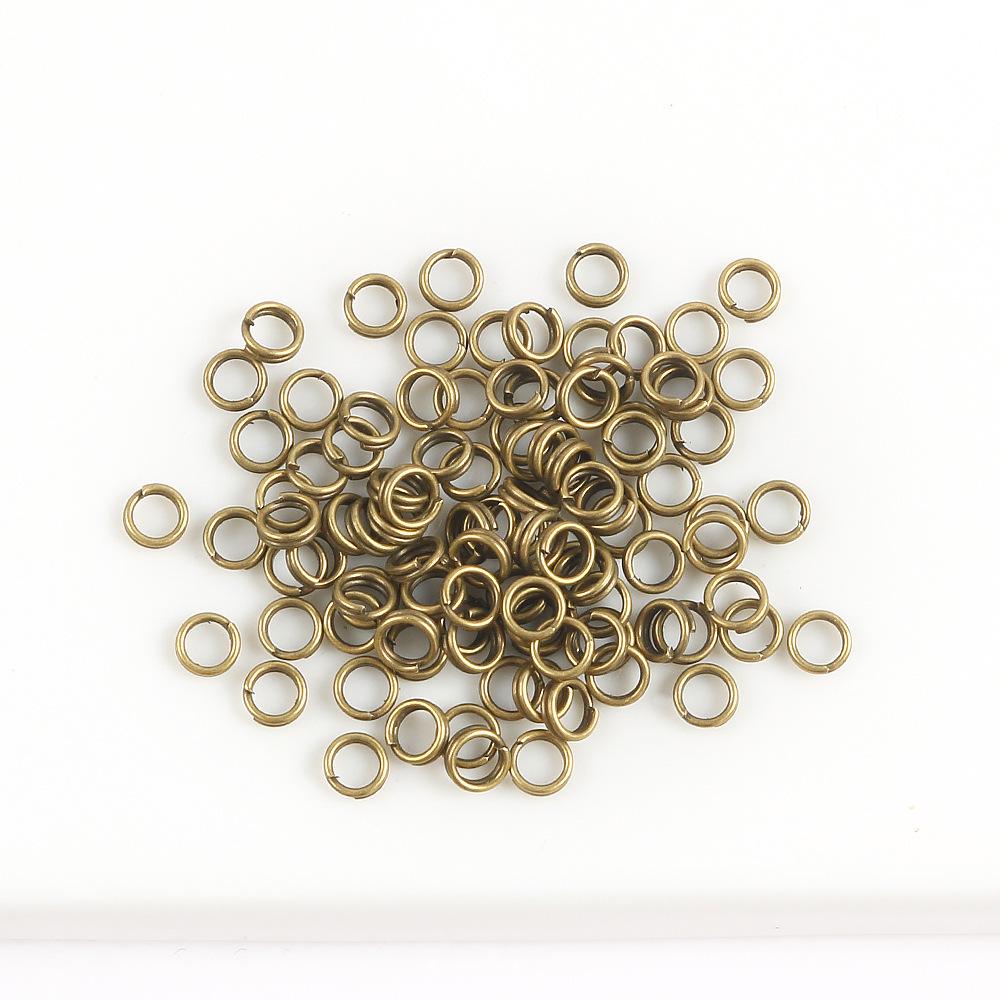 4-20mm Double Loop Jump Rings for DIY Jewelry and Keychain Accessories