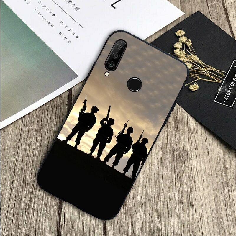 Camo military Army For Huawei Nova 11 9 10 SE Y70 Y60 Y90 Y61 Y91 Y73 Y72 12i 11i 8i P30 P40 Lite P60 Pro Case