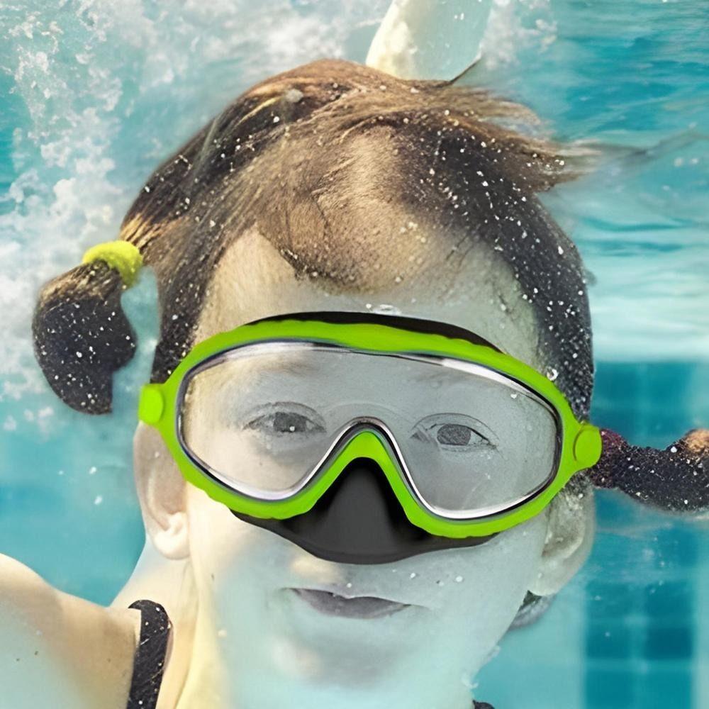 Large Frame Kids Diving Eyewear Waterproof Kids Swim Training Glasses Diving