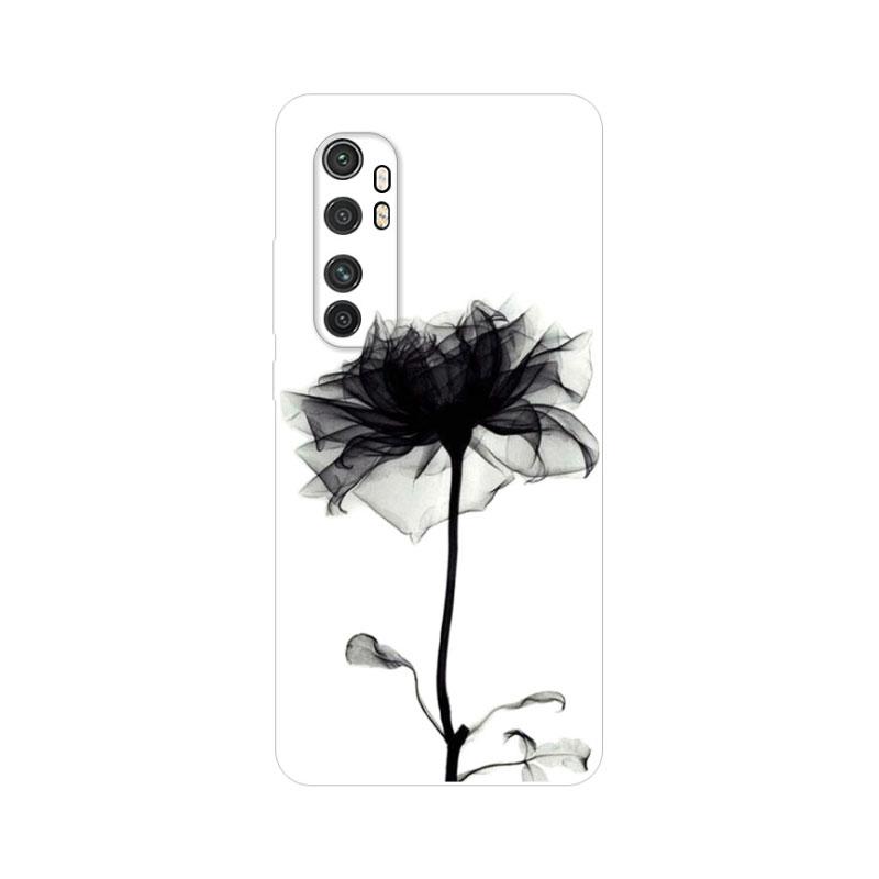 Case For Xiaomi Mi Note 10 Lite Cover Silicone Soft TPU Flower Fundas For Xiaomi Mi Note 10Lite Note10 Lite Capa Shockproof Para