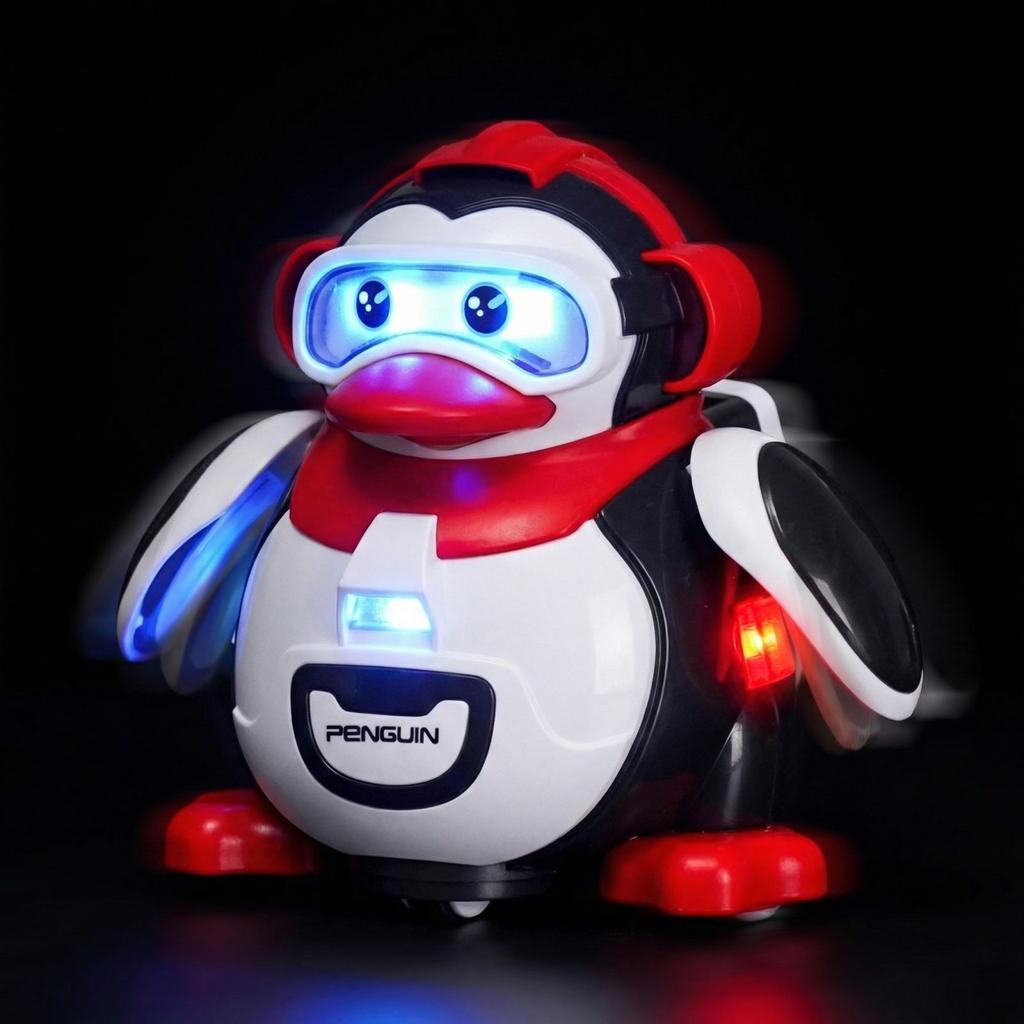 Electric Omnidirectional Crawling Toy With Lights And Spray Function For Children