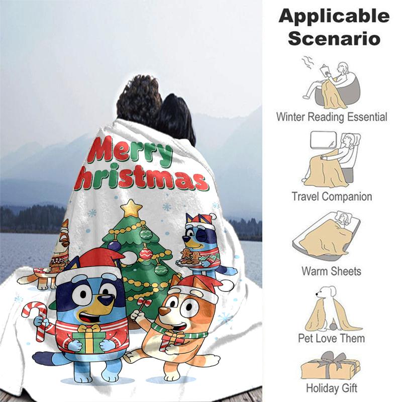 1Pc Christmas Celebration Friends Blanket Soft And Comfortable Casual Warm Camping Travel Christmas Halloween Gift M92135