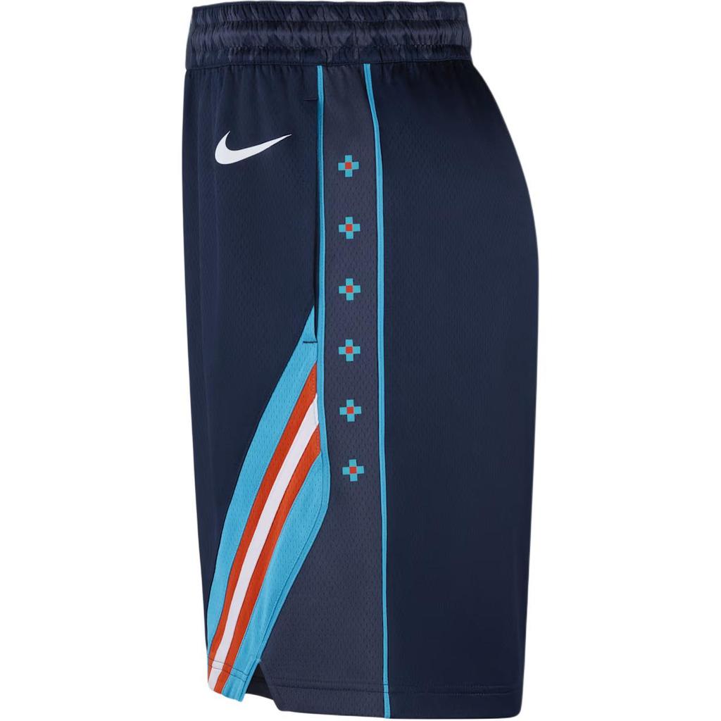 Nike Dri-Fit Oklahoma City Thunder Logo Elastic Waist Five-Point Casual Shorts Men shorts HM6058-437