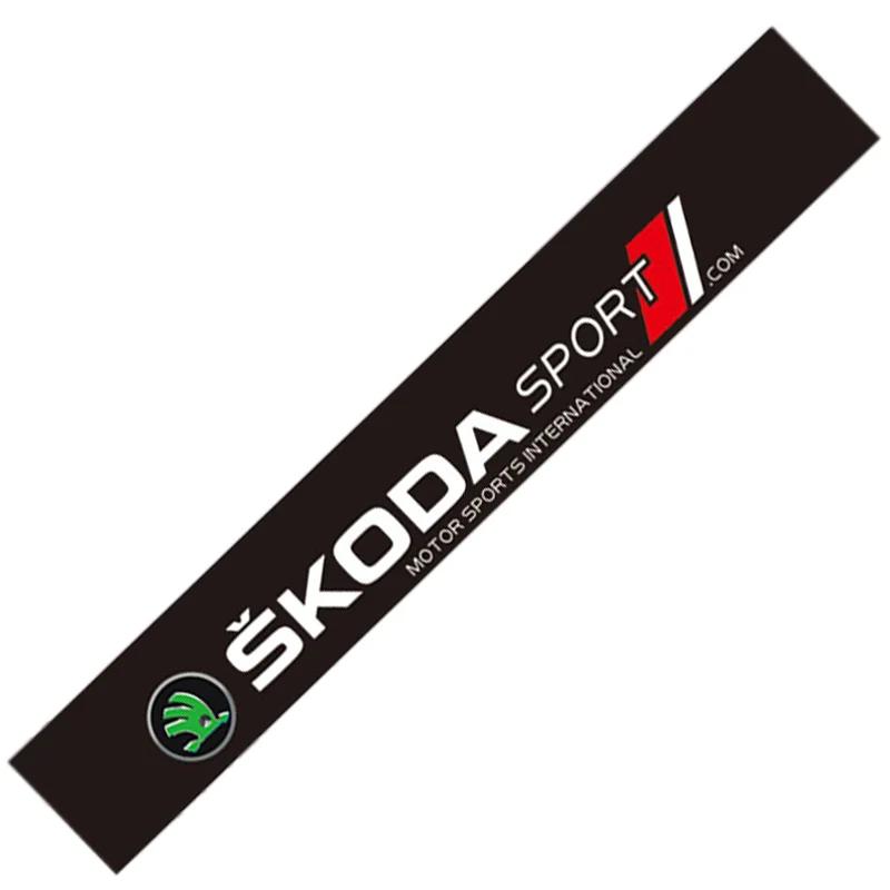 

Наклейка на лобовое стекло автомобиля Декорация для Skoda Octavia Superb Kodiaq Rapid Karoq Fabia Yeti Kamiq Enyaq iV Scala Citigo Skoda