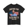 Justice for Alex Pretti Shirt In Memory of Alex Pretti American Flag Vintage Tee