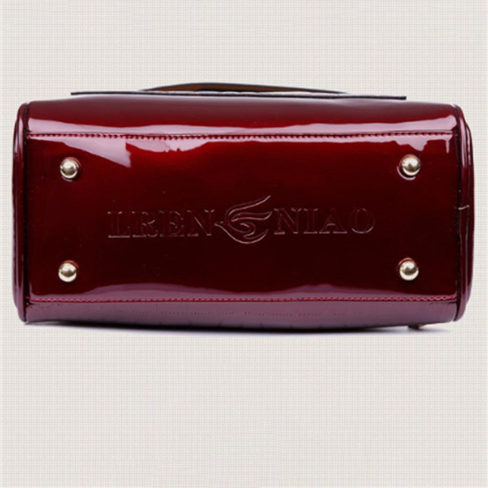 Patent Leather Fashion Women's Bag New Trendy Patent Leather Shell Bag Handbag Shoulder Crossbody Bag