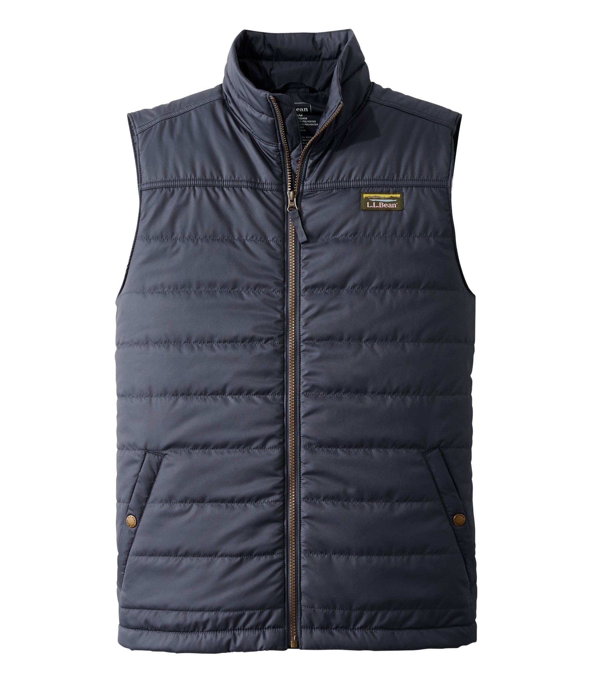 

Mountain Classic Puffer Vest US Fit Regular S Gunmetal Gray Gray 1000071023 [LLBEEN] Men s