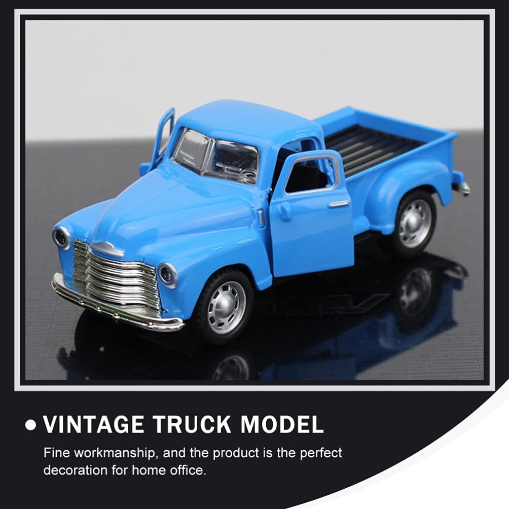Die-cast Model Toys,Car Alloy Ford Pickup Trucks,Classical Vintage Metal Models,Dining Table Decorations, Home, Car, Office, Children, Gift Sky