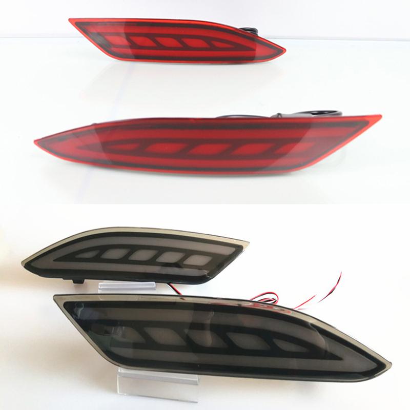 1 Set Led rear Reflector for Honda HR-V HRV Vezel 2014 2015 2016 2017 2018 Brake Lights bumper lamp Turn Signal warning light