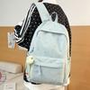 Schoolbag Female Junior High School Student Large Capacity Ins Niche Fashion Backpack Korean Female Fresh Art Student Backpack