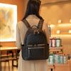 Women's Leather Bag Crocodile Shoulder Bag Travel Backpack