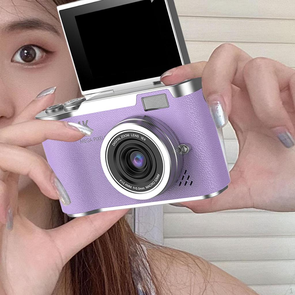 Cameră Digitală 4K Ecran Rabatabil 180° 2.4 inch 720P/1080P Compactă Zoom 8x pentru