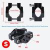 Aluminum Motorcycle Fork Tube Handlebar Bracket 17-54mm Pressure Code Stent Mount Clamp Holder For Spotlight Headlight Fog Lamp