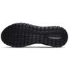 Skechers Overhaul Men Mesh Synthetic Leather Cushioned Breathable Lightweight Low Top Running Shoes Solid Black 52820-BBK