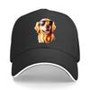Unisexs and Womens Caps Printed with Golden Animal Letter Patterns Suitable for Both Unisex and Women Sandwich Baseball Cap