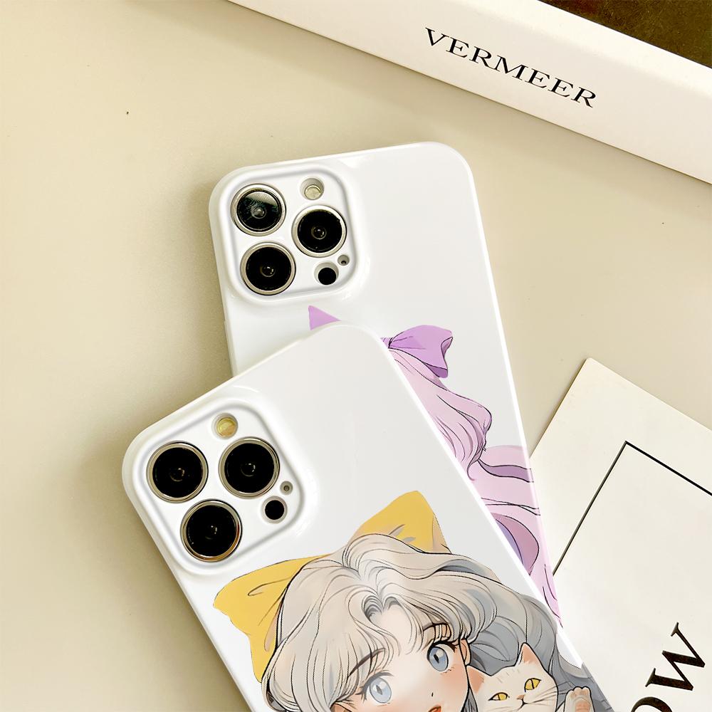 All-inclusive-Film-Telefonhülle Cartoon-Modedesign Hartschalen-Vollschutzhülle für die Kamera für iPhone Samsung Xiaomi Poco Redmi Huawei Honor