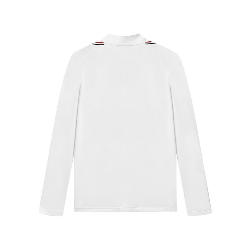 FILA Golf Long Sleeve Shirt Casual Sports T-Shirt Men tops White A11M145204FWT