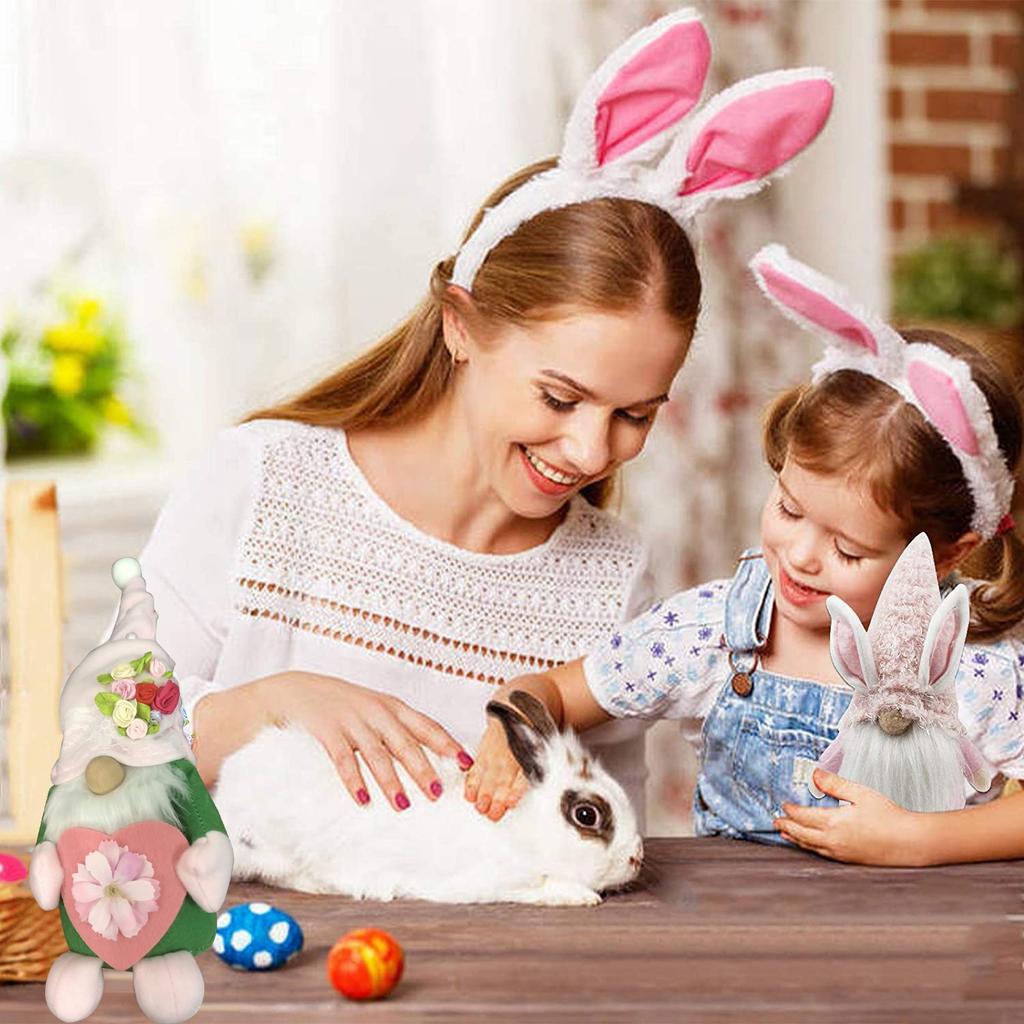 Spring Flowers Dwarf Gnome Easter Mother's Day Gnomes Gift Home Decoration