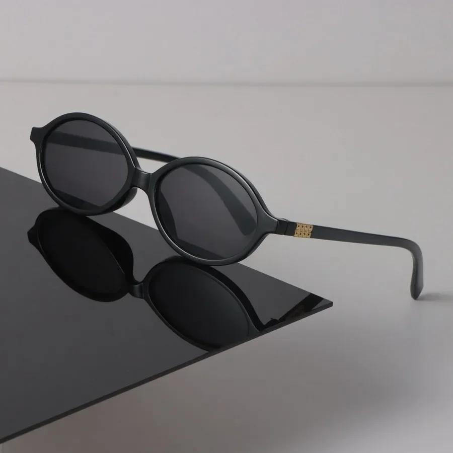 Fashion Round Sunglasses Women Men Retro Luxurious Minimalist Stylish Glasses Casual Personality